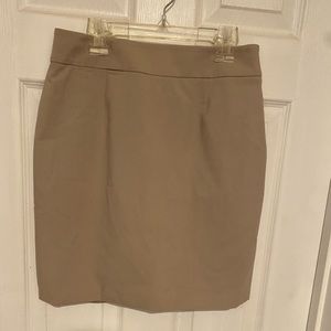 Size 2 Calvin Klein tan pencil skirt